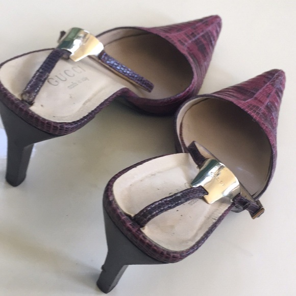 Gucci Two Tone Authentic Heels Comes With / COA - Picture 3 of 6